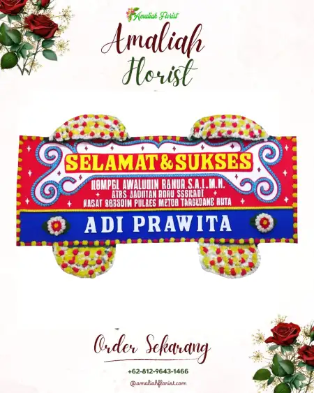 Papan Bunga Ucapan Selamat Wunim
